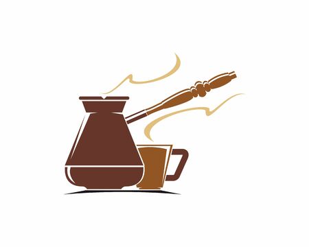 Coffe logoのイラスト素材
