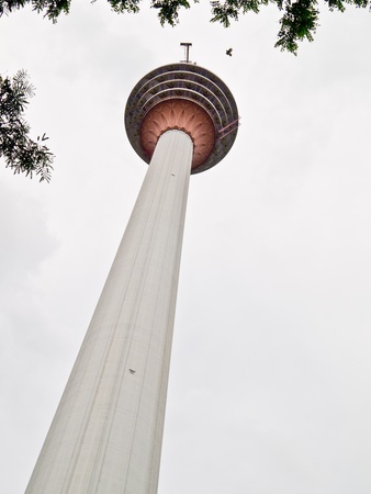 KL tower in Kuala Lumpur, Malaysiaのeditorial素材