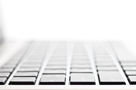 closeup image of modern computer keyboardの写真素材