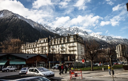 lanscape of Chamonix, France
