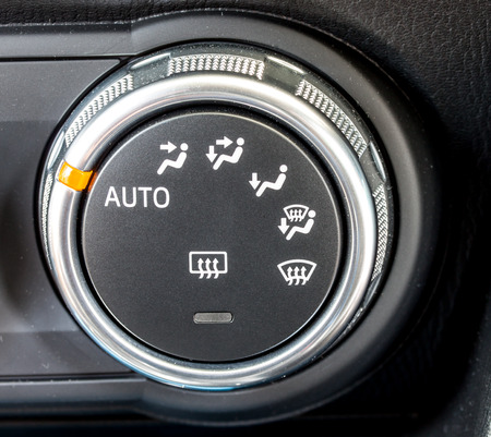 modern car climate control switchの写真素材