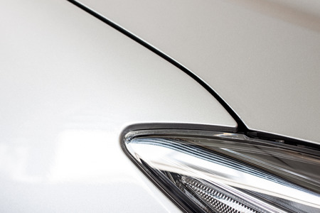 shiny car body partの写真素材