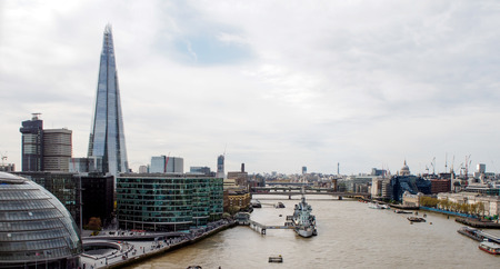 landscape of Thames river, London, UK