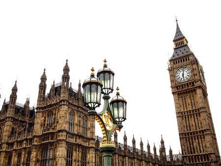 Big Ben clock tower, London, UKのeditorial素材