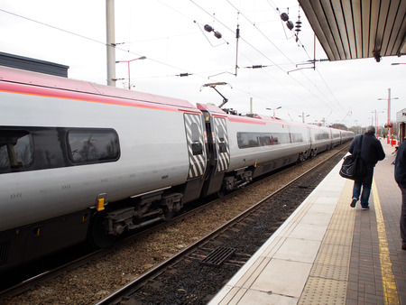 train station in Liverpool, UK