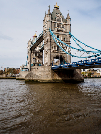 The Tower Bridge in London, UKの写真素材
