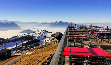 landscape of Rigiklum, Luzern, Switzerlandの写真素材