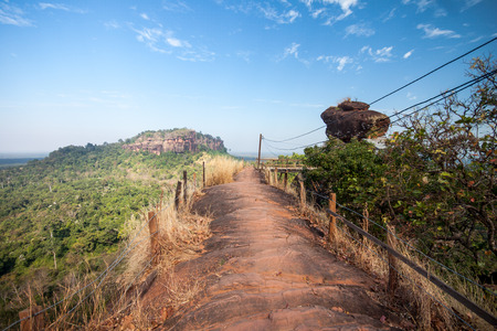 beautiful landscape of mountain in Thailandの写真素材