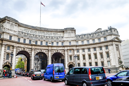 The Mall street from Buckingham palace, London, UKのeditorial素材