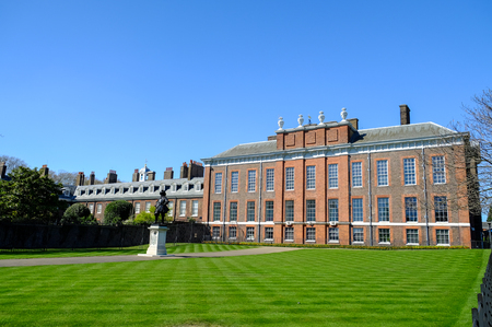 Kensington Palace with blue skyのeditorial素材