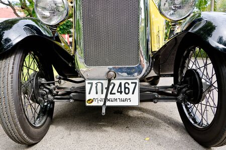 hua Hin, Thailand - December 17, 2011: Fiat Tipo 509, Retro Car on Vintage Car Parade 2011 at Sofitel Resort on December 17, 2011のeditorial素材