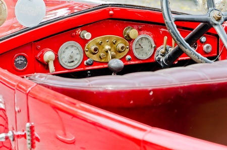 hua Hin, Thailand - December 17, 2011: Fiat Tipo 509, Retro Car on Vintage Car Parade 2011 at Sofitel Resort on December 17, 2011のeditorial素材