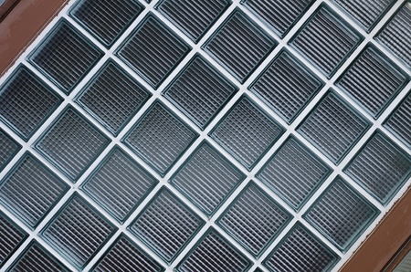 Texture of glass block windowの写真素材