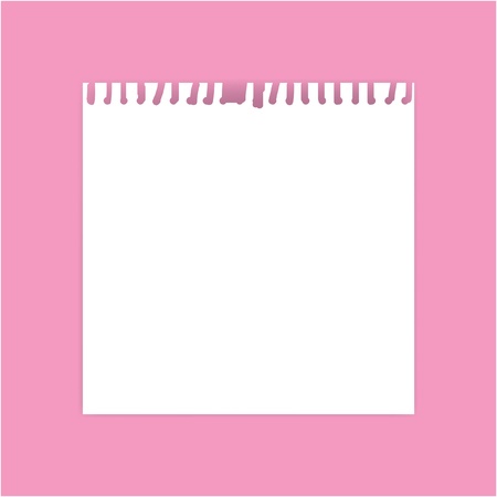 Blank note paperのイラスト素材