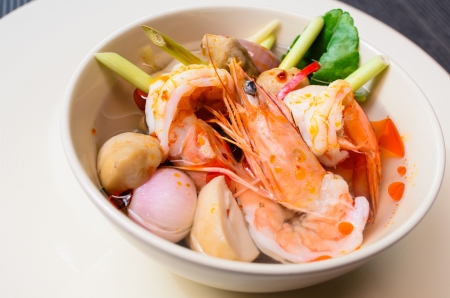 Tom Yum Kung, Thai foodの写真素材