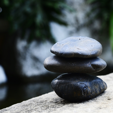 Zen stoneの写真素材