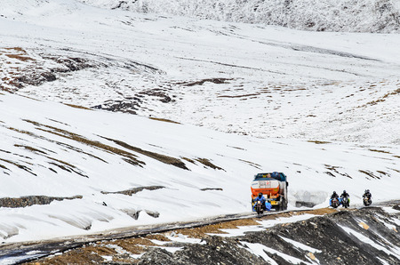 Truck on mountainのeditorial素材