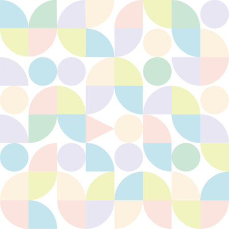 Geometric sweater colors seamless pattern on white background.のイラスト素材