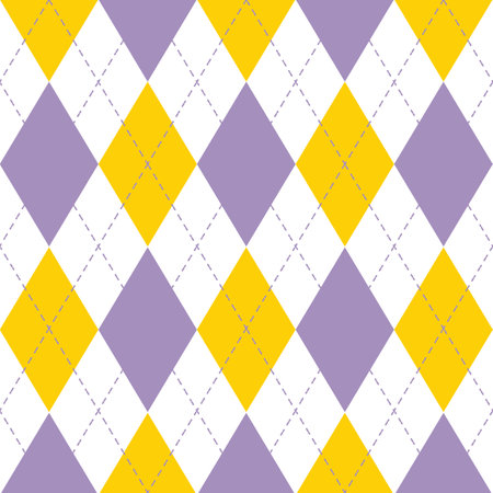 Diamonds simple shape seamless pattern for knitting fabric.のイラスト素材