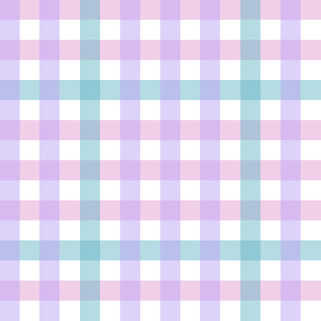 Seamless plaid pattern in pastel colors. Vector illustration.のイラスト素材