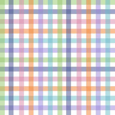 Seamless plaid pattern. Vector illustration. Colorful background.のイラスト素材