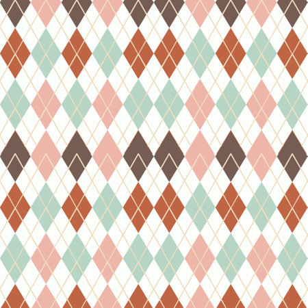 Seamless pattern with rhombus. Geometric background.のイラスト素材