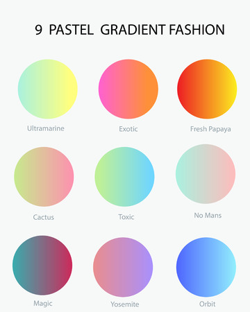 9  Pastel  gradient fashion