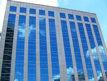 glass buildingの写真素材