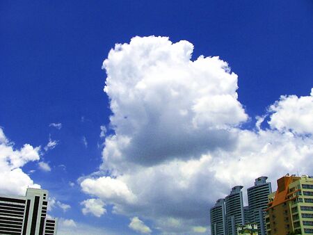 building and skyの写真素材