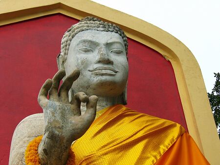 calm buddha imageの写真素材