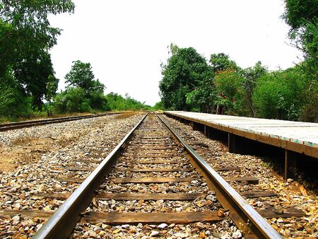 railway routeの写真素材