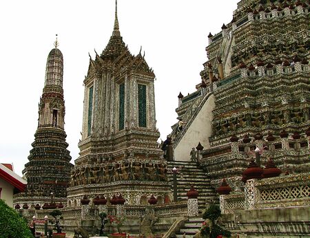 many pagodasの写真素材
