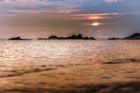 Sunrise In the cloudsの写真素材