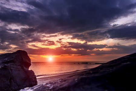 Sunrise Beach View Samilaの写真素材