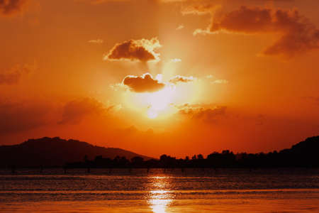 The nature of the sun Is a beautiful thingの写真素材