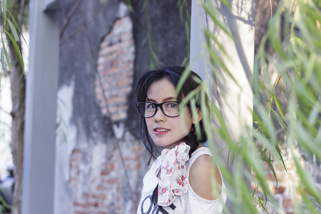 Fashion Cute Women, and the naturalの写真素材