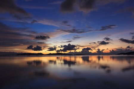sunset songkhla lake