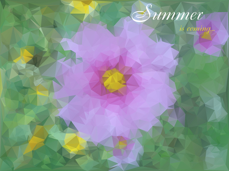 Low poly background. Abstract illustration.のイラスト素材