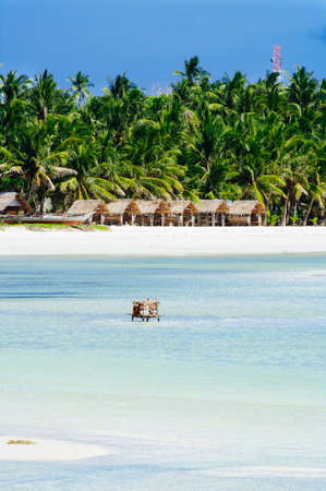 Amazing tropical white sand beach 