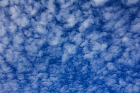 Cloud wave in the blue sky