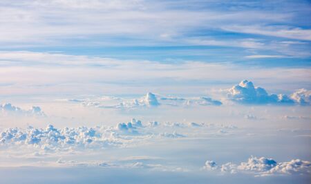 Over the Clouds. Fantastic background with cloudsの写真素材