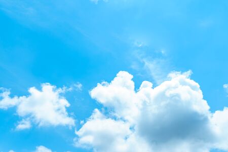 clouds on blue skyの写真素材