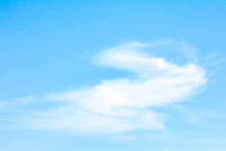 cloud on blue skyの写真素材