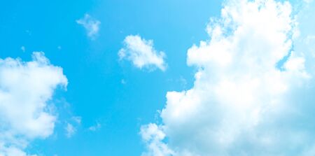 clouds in the blue skyの写真素材