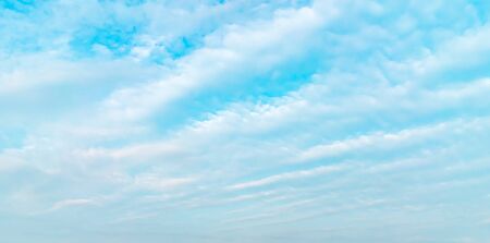 clouds in the blue skyの写真素材