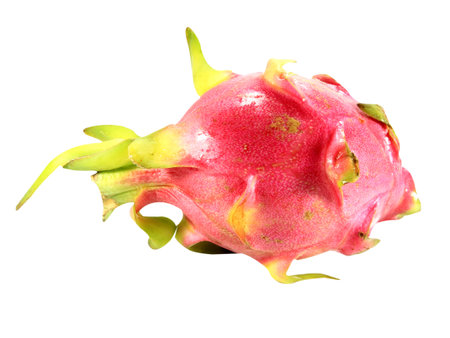 dragon fruit isolated on white background.の写真素材