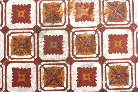 Old stytle floor tileの写真素材