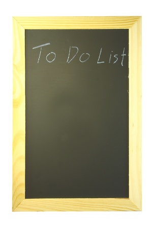 To do list on blackboardの写真素材