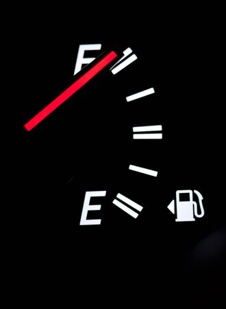 Car fuel scaleの写真素材