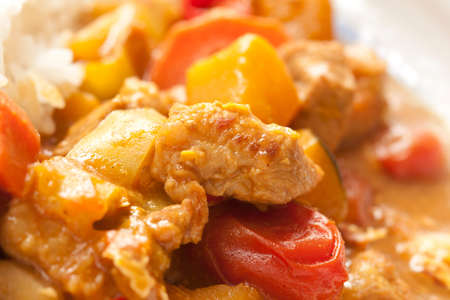 Delicious pork curry の写真素材
